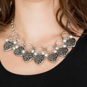 "Very Valentine" - Heart Charm Necklace Set